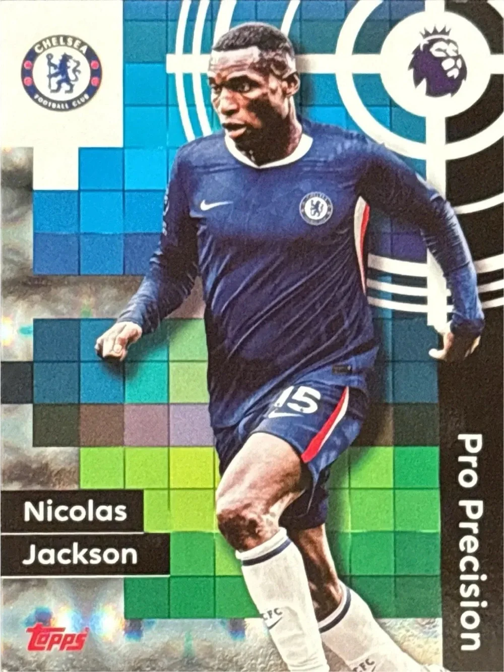 Topps Chelsea  Soccer Trading Card - Nicolas Jackson Pro Precision